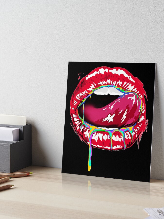 Dipinto pop art - Lips 70x70 cm - ArtKarmy - Laboratorio creativo