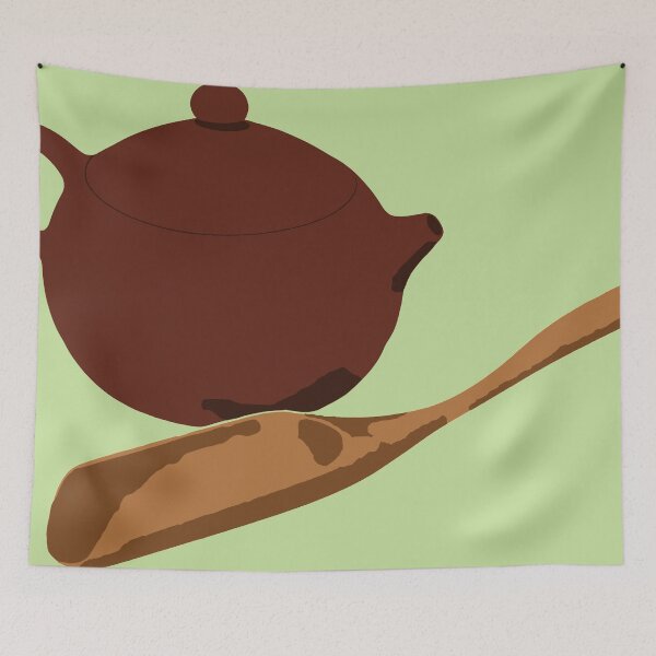 Item preview, Yixing Teapot and Bamboo Tea Scoop designed and sold by djmouthguard.