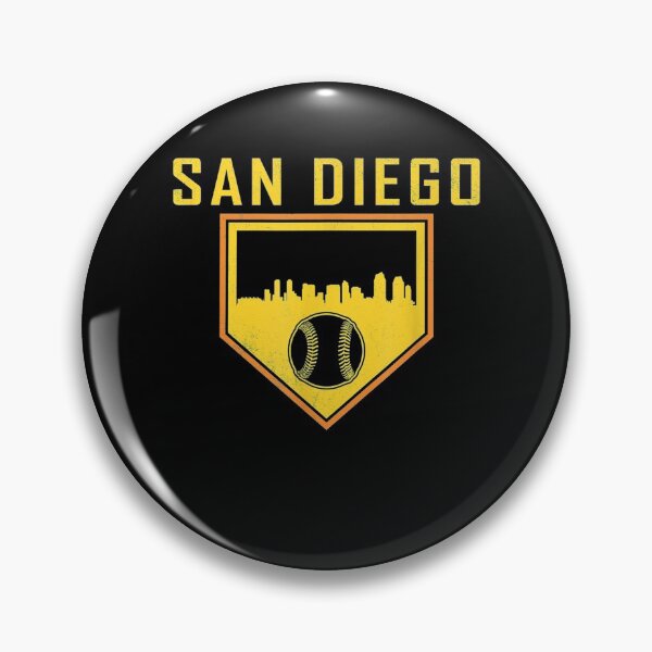 Item preview, Vintage San Diego Baseball Home Plate Skyline Padre Gift designed and sold by YanShen779.