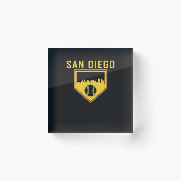 Item preview, Vintage San Diego Baseball Home Plate Skyline Padre Gift designed and sold by YanShen779.
