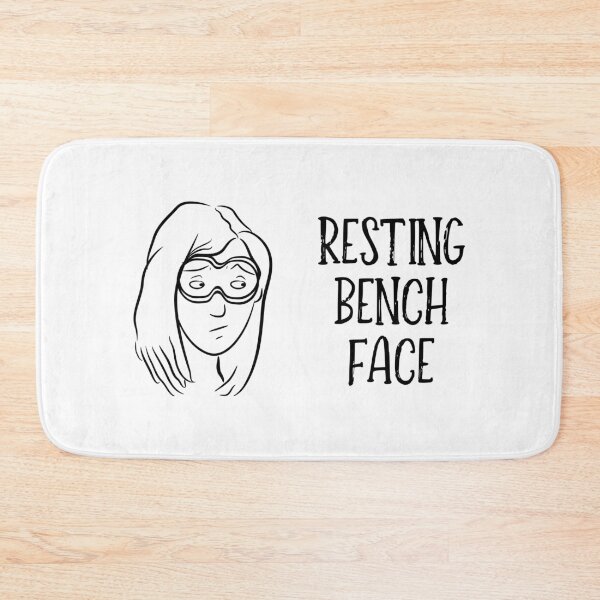 Item preview, Resting Bench Face - Female - Mono designed and sold by stoppersays.