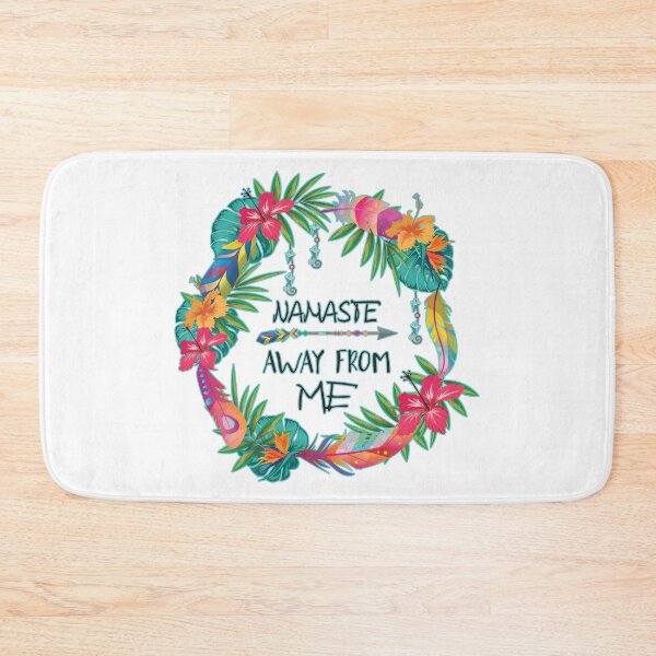 Artikelvorschau, Namaste Away From Me coole Illustration Unisex-Geschenk entworfen und verkauft von Drago Art.