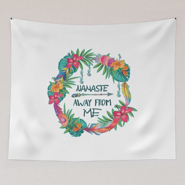 Item preview, Namaste Away From Me cool Illustration unisex gifting designed and sold by Drago Art.