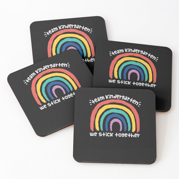 Item preview, Team Kindergarten We Stick Together Rainbow Teacher Student designed and sold by YanShen779.