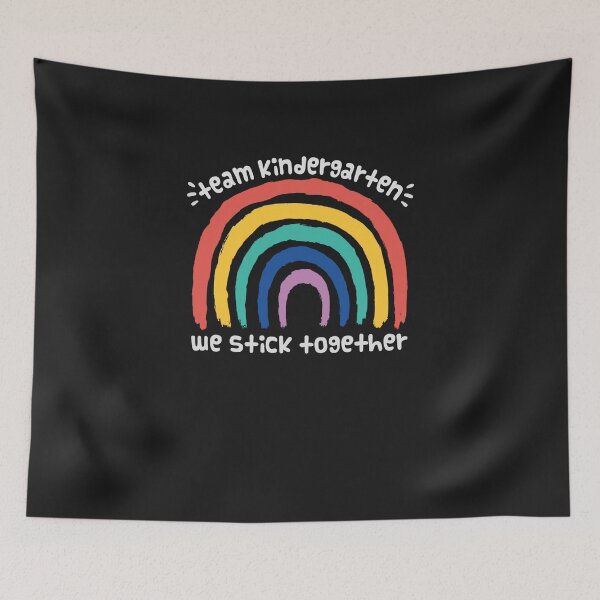 Item preview, Team Kindergarten We Stick Together Rainbow Teacher Student designed and sold by YanShen779.