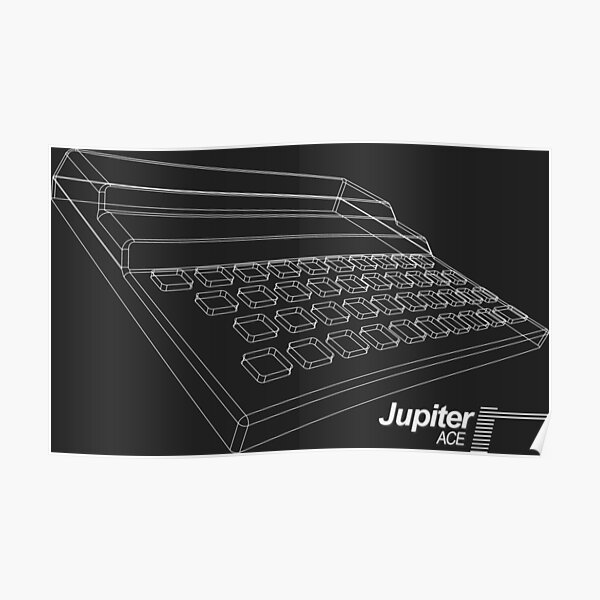 Jupiter Ace (Wire Frame) Poster