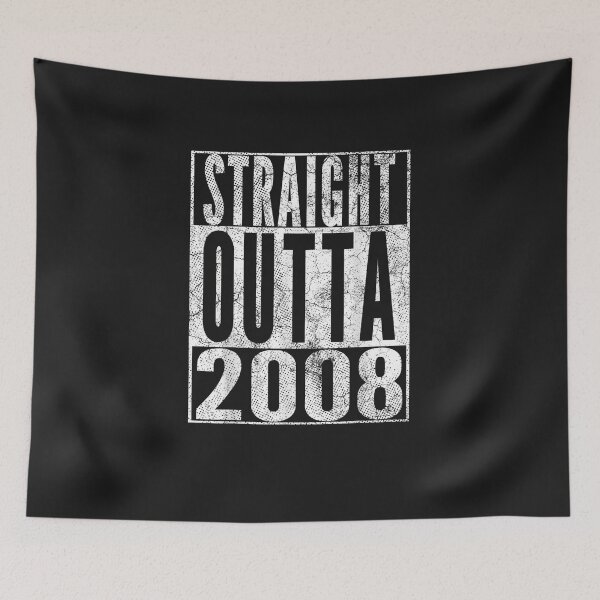 Item preview, Vintage Straight Outta 2008 12th Birthday Gift 12 Years Old Kid designed and sold by YanShen779.