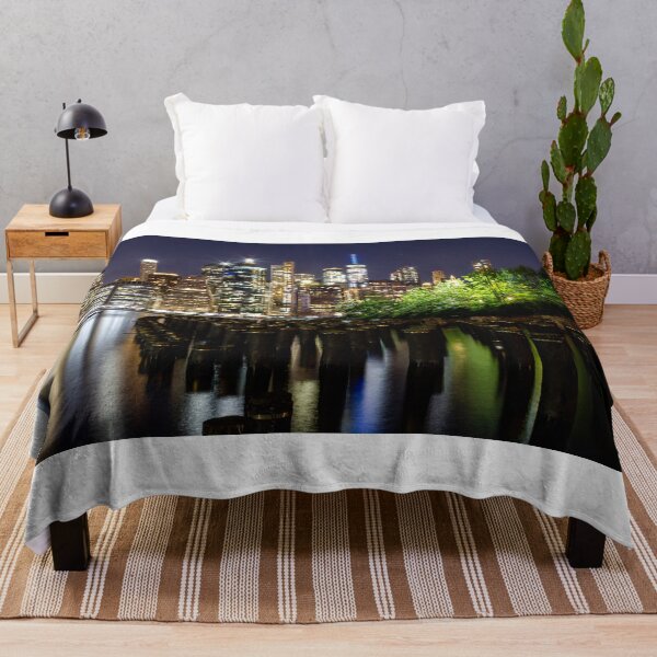 Item preview, NYC Skyline at Night designed and sold by ShootFirstNYC.