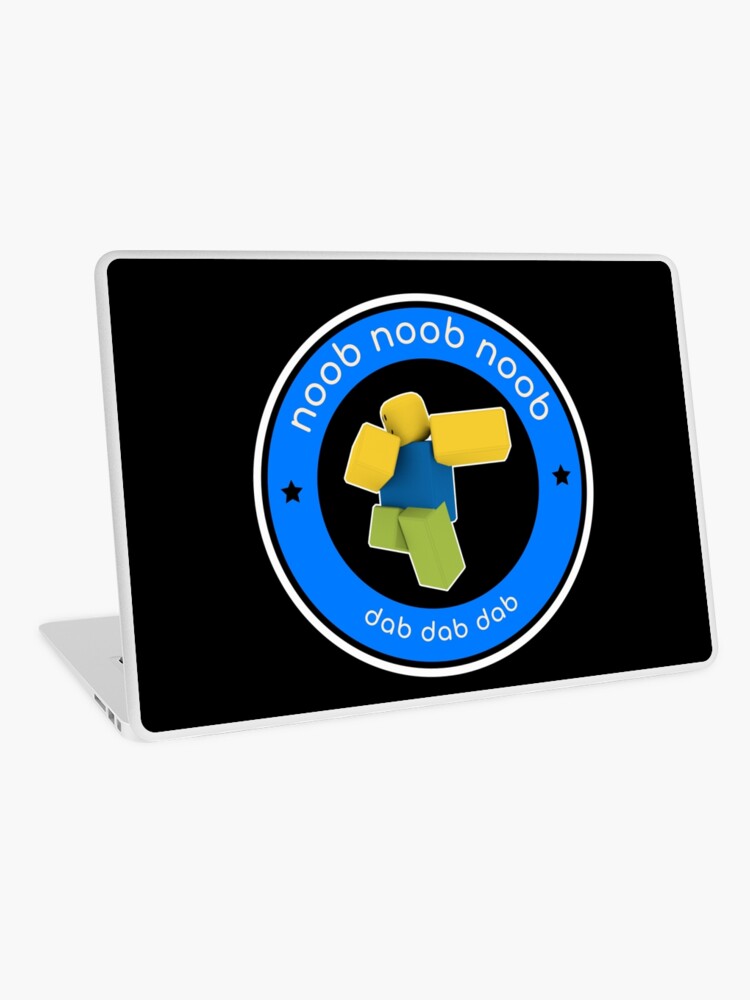 Dabbing Dab Noob Roblox Dank Meme Laptop Skin By Smoothnoob Redbubble - how to walk in roblox on laptop
