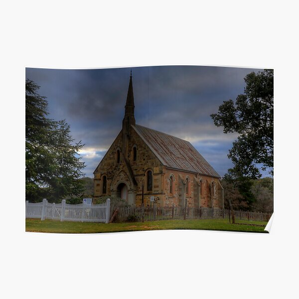St Pauls..Hill End. Poster