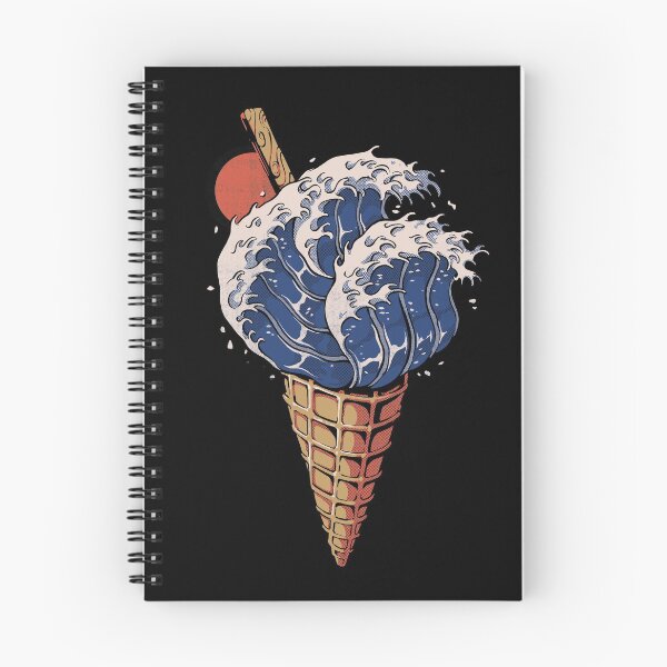 Item preview, Kanagawa Ice Cream designed and sold by Ilustrata®.