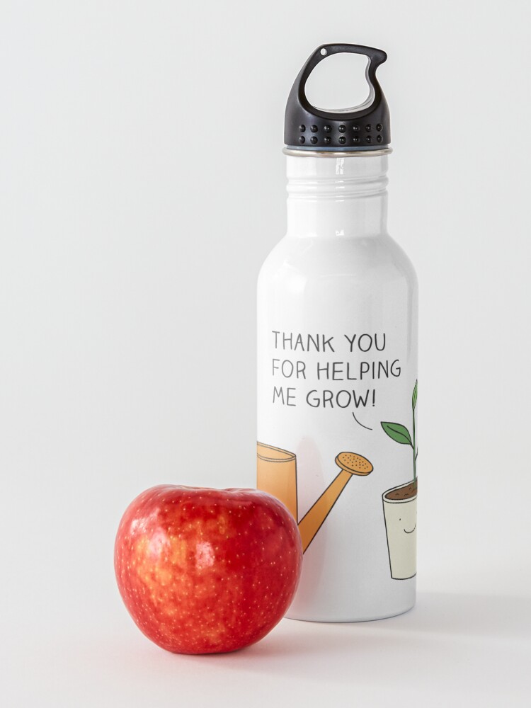 Alternate view of Thank you for helping me grow! Water Bottle