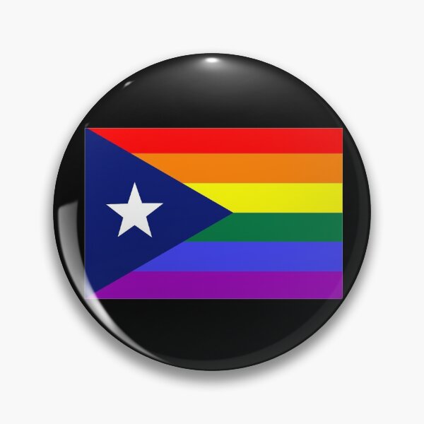 Item preview, Puerto Rican Rainbow Pride Flag designed and sold by SimplyPride.