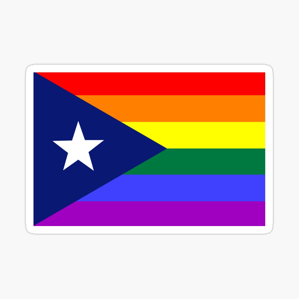 Puerto Rican Rainbow Pride Flag