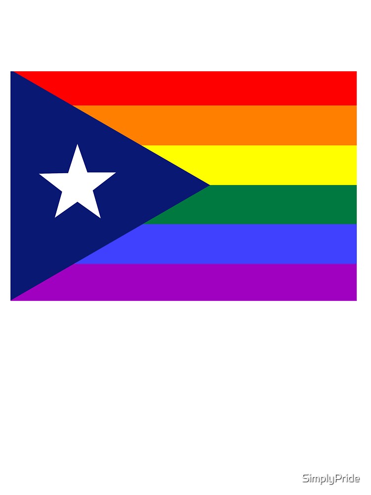 Puerto Rican Rainbow Pride Flag Kids T Shirt By Simplypride Redbubble