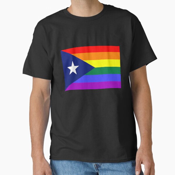 Artikel-Vorschau von Puerto-ricanische Regenbogen-Pride-Flagge, designt und verkauft von SimplyPride.