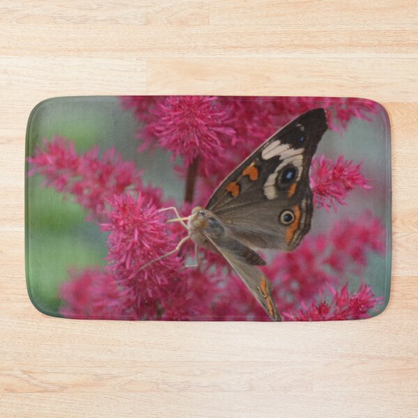 Item preview, Buckeye Butterfly on Pink Bush designed and sold by ReneeKennedy.