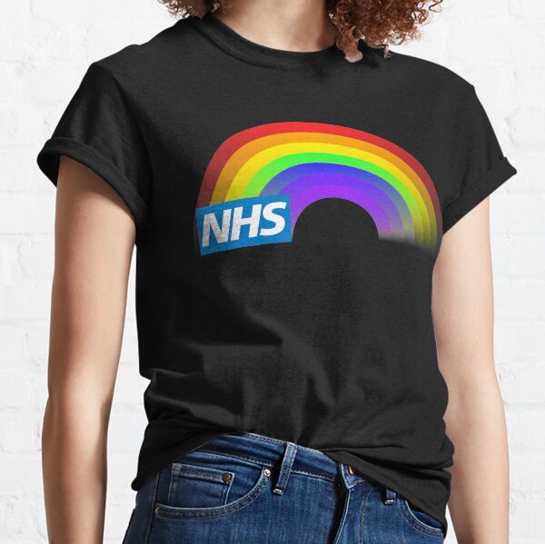 NHS Support Rainbow All Proceeds Donated Classic T-Shirt