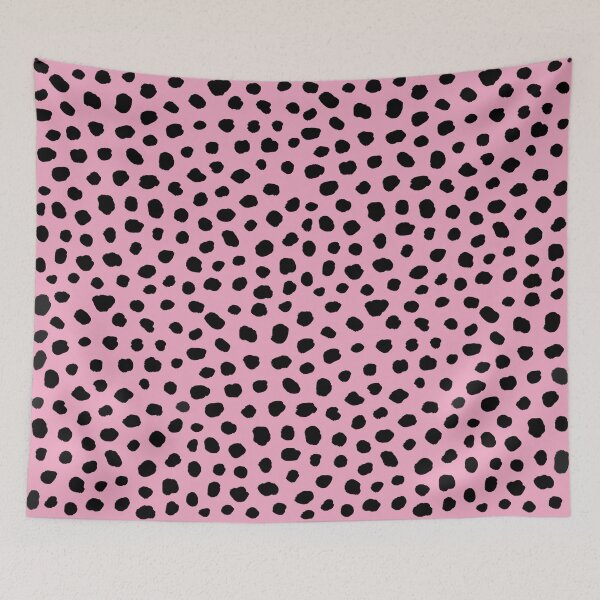 Item preview, Pink and Black Dalmatian Spots designed and sold by OneThreeSix.