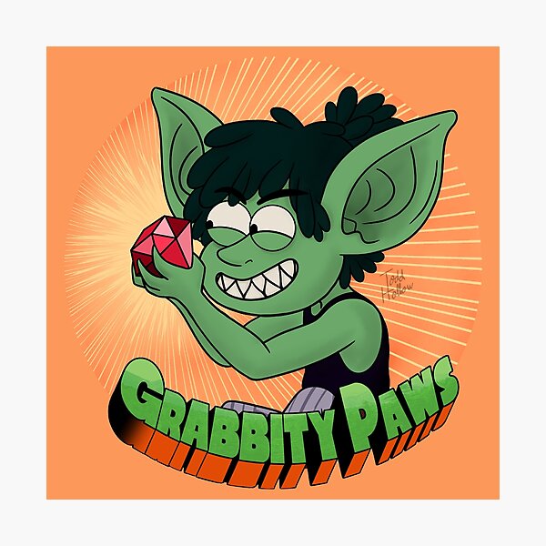 Grabbity Paws Photographic Print