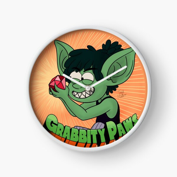 Grabbity Paws Clock