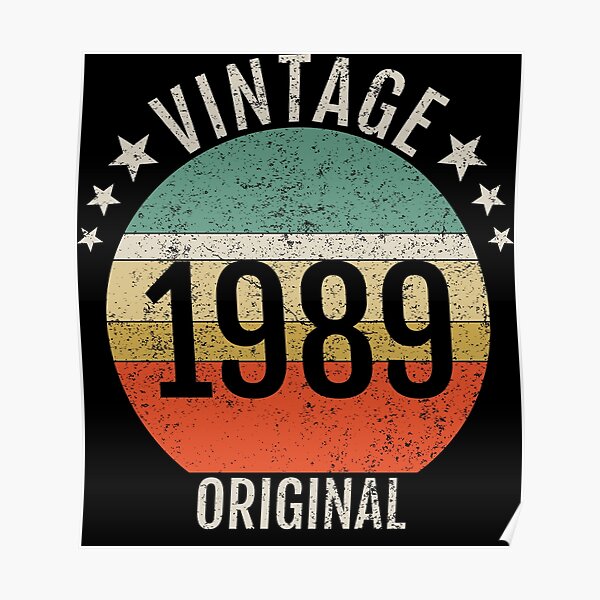 1989 Posters Redbubble