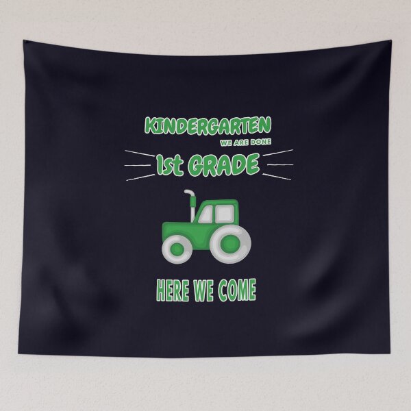 Item preview, Kindergarten Graduation to 1st Grade - Green Tractor designed and sold by madtoyman.