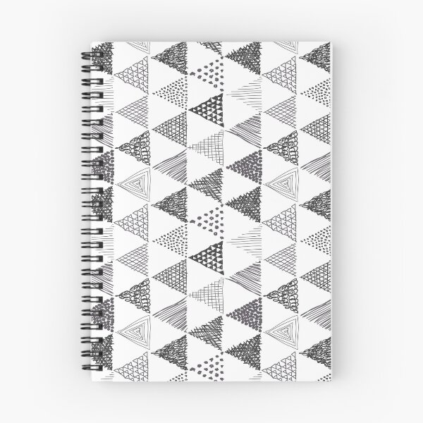 Item preview, Black and White Geometric Triangle designed and sold by lellamars.
