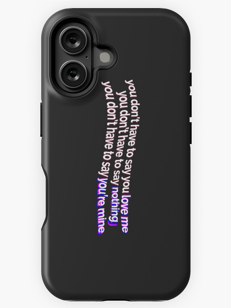 Thumbnail 1 of 4, iPhone Case, Adore You Lyrics designed and sold by raluca20.