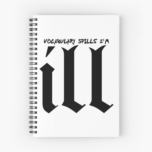 Item preview, Vocabulary Spills I'm Ill Logo Black designed and sold by EbtsOby.