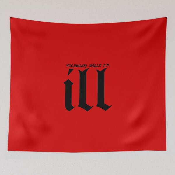 Item preview, Vocabulary Spills I'm Ill Logo Black designed and sold by EbtsOby.