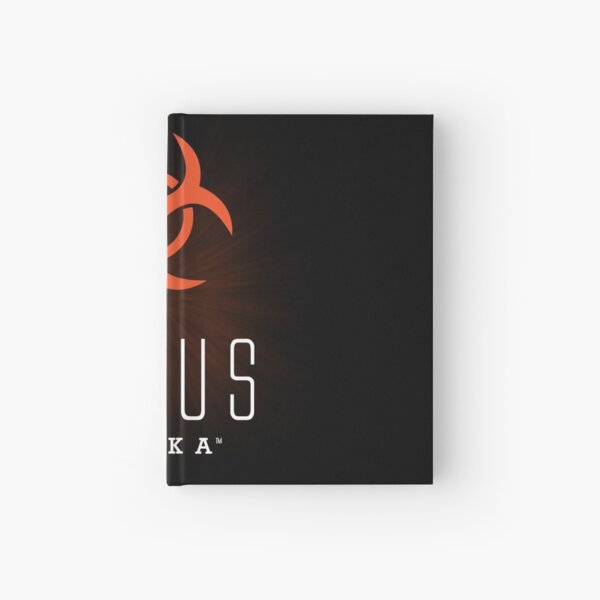 The Official Virus Vodka logo Hardcover Journal