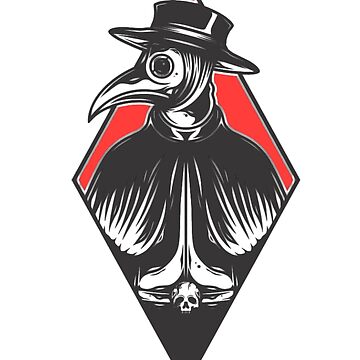 Artwork thumbnail, Plague Doctor Red Diamond by PlagueCity