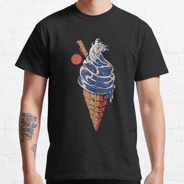 T-Shirts with Ice Cream Designs made with Fabric Paint