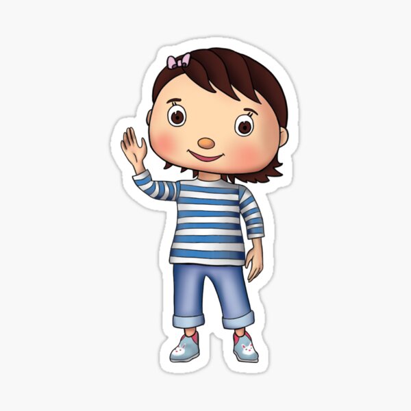 Download Little Baby Bum Mia Large Sticker By Jenchar110 Redbubble PSD Mockup Templates