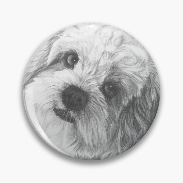 Item preview, Cavachon Portrait in Graphite designed and sold by BarbBarcikKeith.