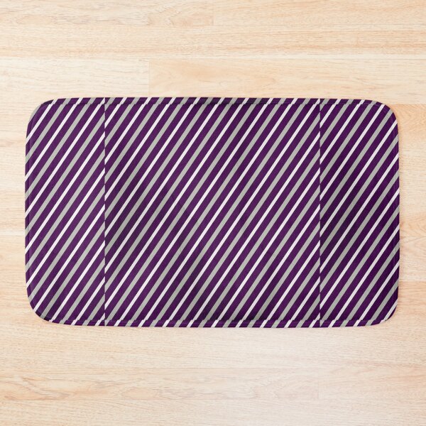 Item preview, Grungy Purple & Grey Stripes designed and sold by Rainbows Galore.