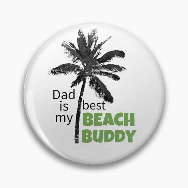 Item preview, Dad Beach Buddy with Palm Tree designed and sold by beachchic.
