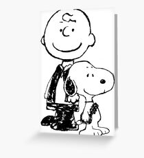 Peanuts meets Star Wars Greeting Card