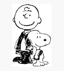 Peanuts meets Star Wars Photographic Print