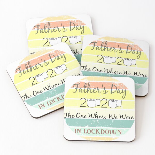 Item preview, Father's Day The One Where We Were In Lockdown 2020 Funny Fathers Day Vintage designed and sold by kikibul.