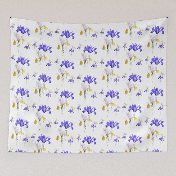 Item preview, Blue & Yellow Irises 2020 designed and sold by Braeburn65.