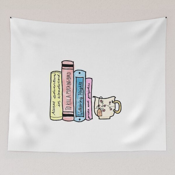 Item preview, classic books and tea designed and sold by emlouisec13.