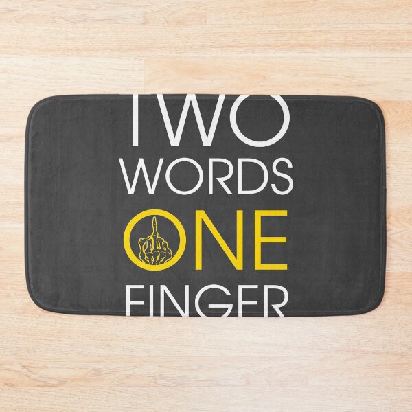 Item preview, TWO WORDS ONE FINGER designed and sold by danyc88.