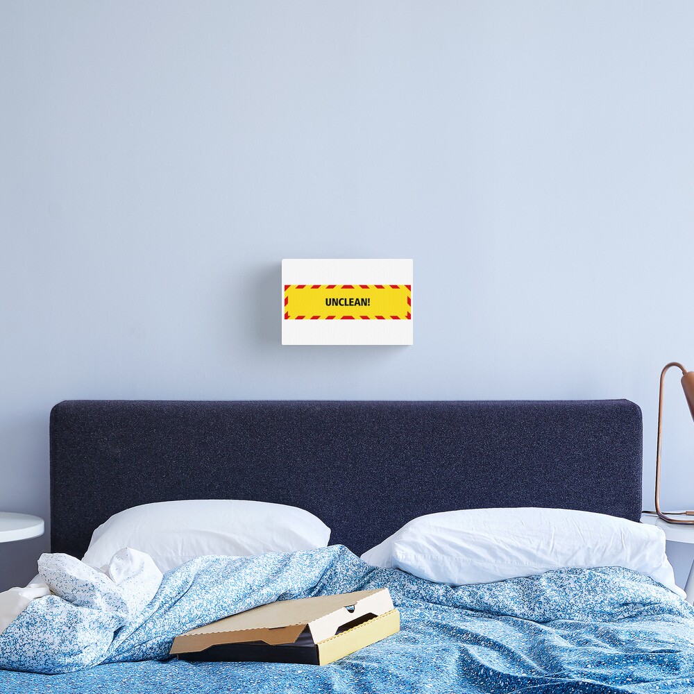 NDVH UNCLEAN! (coronavirus) Canvas Print