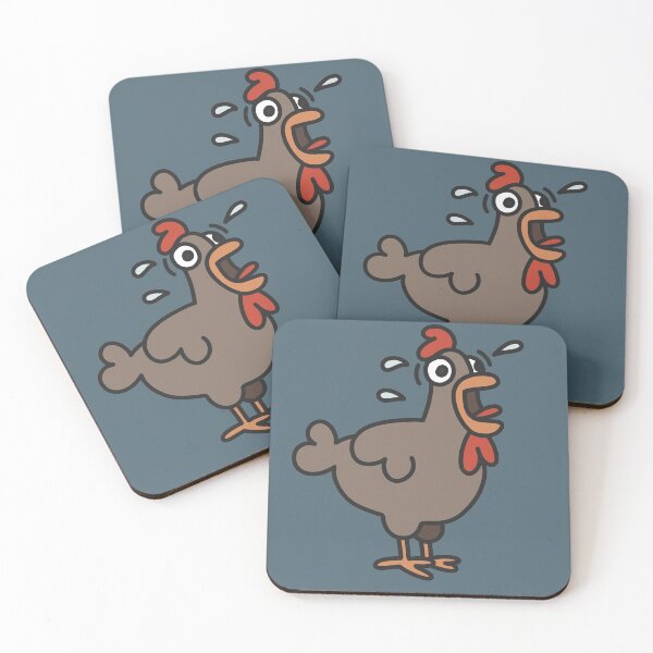 Item preview, Stressed Chicken Cartoon designed and sold by nina-aagaard.