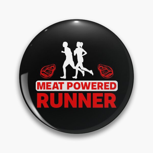 Item preview, Meat Powered Runner Carnivore Meat Eater designed and sold by inkedtee.