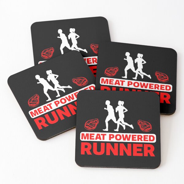 Item preview, Meat Powered Runner Carnivore Meat Eater designed and sold by inkedtee.
