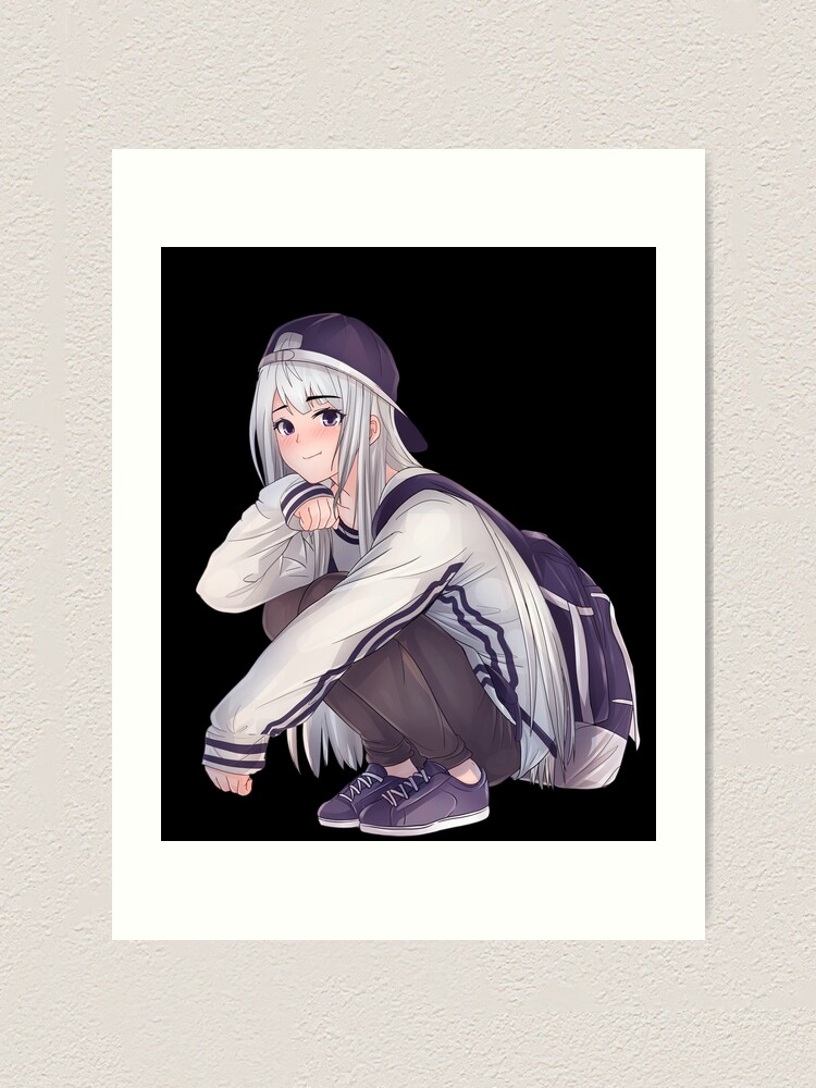 Aesthetic Hiphop Style Otaku Weeb Waifu Anime Art Print By Shopthestyle Redbubble 9335