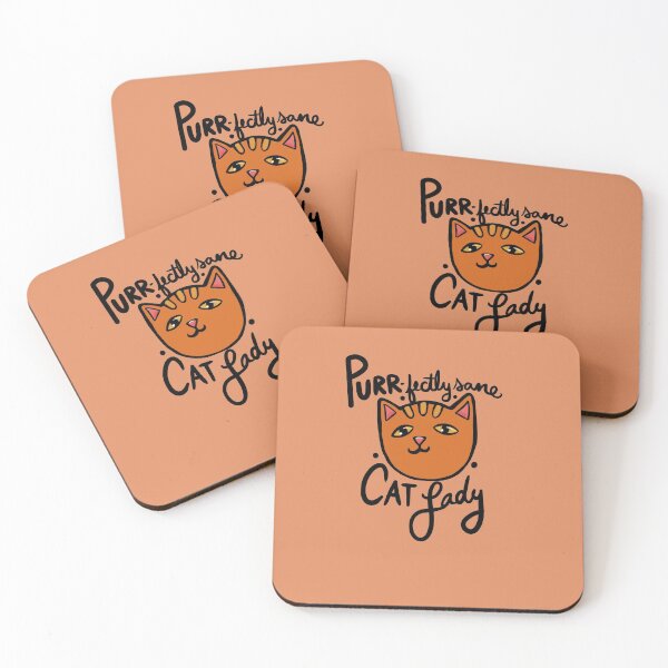 Item preview, Purrfectly sane cat lady designed and sold by FrictionMaxxing.